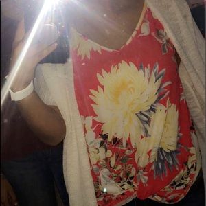 Bright Floral Tank Top